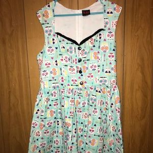 Sugar Skull Rockabilly Swing Dress XL